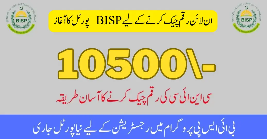 BISP 8171 Portal 2024 Online Check Eligibility By CNIC For 10500