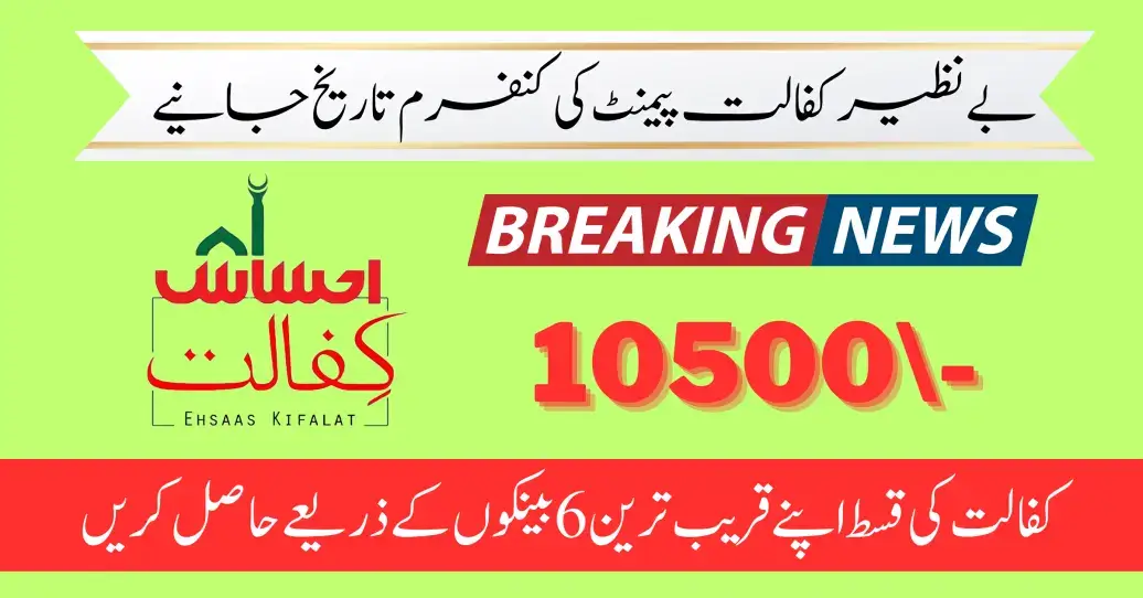Government Of Pakistan Announced Confirm Date for 8171 Ehsaas Payment