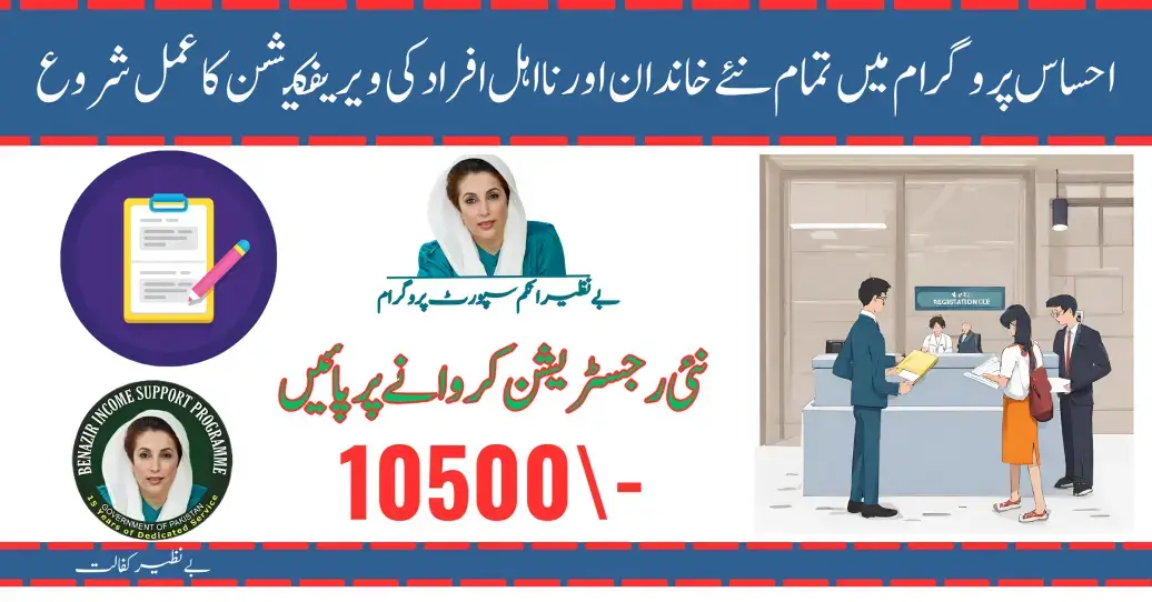 Online Document Verification For Ehsaas 8171 New Women Payment 10500 