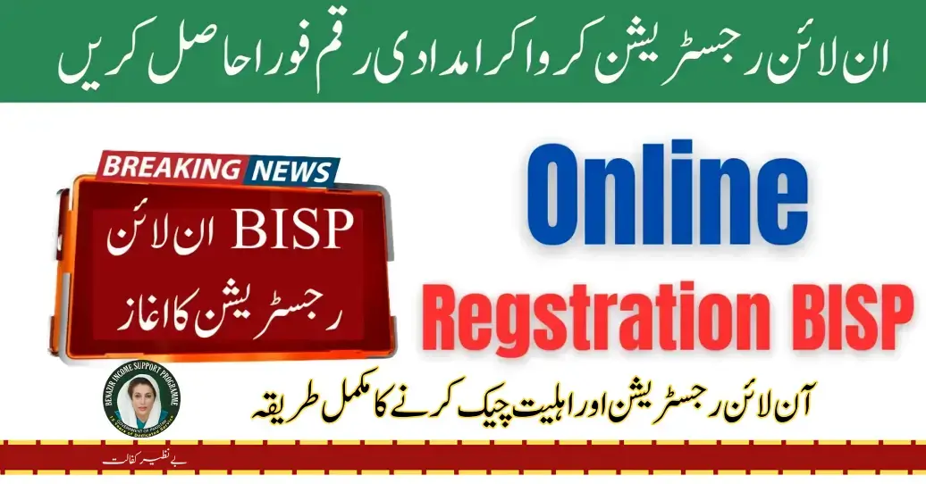 Online Registration BISP 8171 ویب پورٹل New Changing In 2024-25