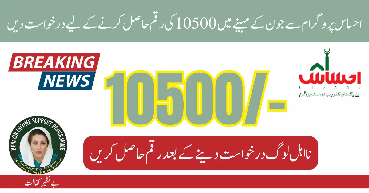 How to Appeal Your 10500 Ehsaas New Payment For June 2024