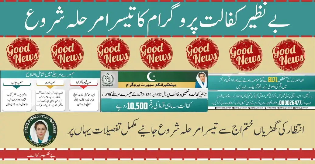 Benazir Kafaalat Program Phase 3 Who Qualifies for the 10500 July Payment?