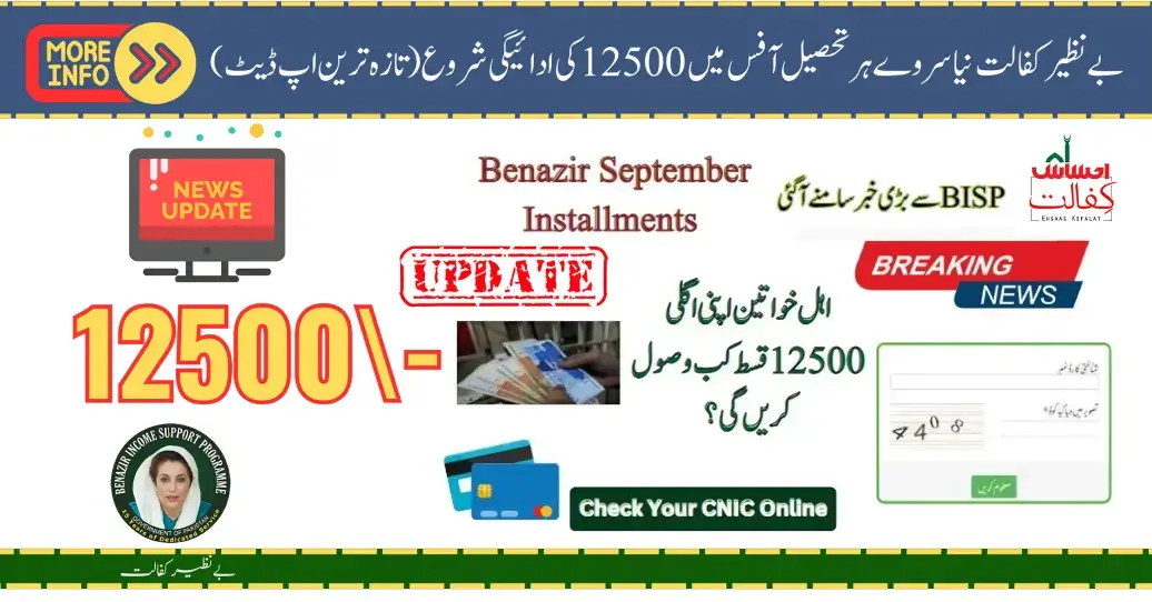 Benazir Kafaalat New Survey At Every Tehsil Office For 12500 Payment Starts (Latest Update)