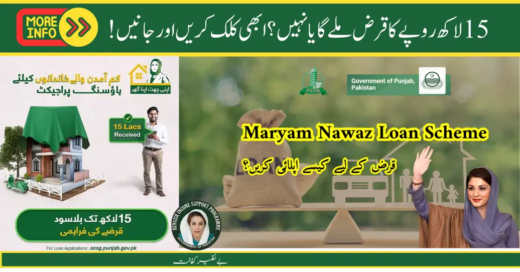 Ho to Apply Interest-Free Loans 15 lakh Scheme Maryam Nawaz online apply