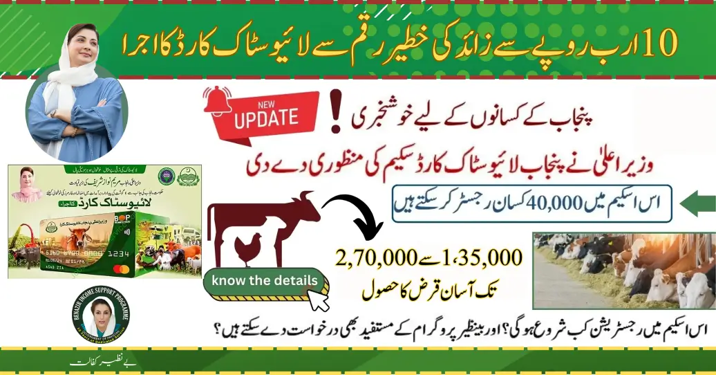 Chief Minister of Punjab Announces Livestock Cards – Get Loans from Rs.135,000 to Rs.270,000